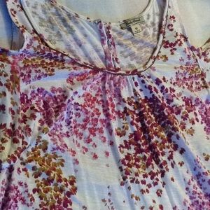 Lucky Brand cold shoulder flowy top size M